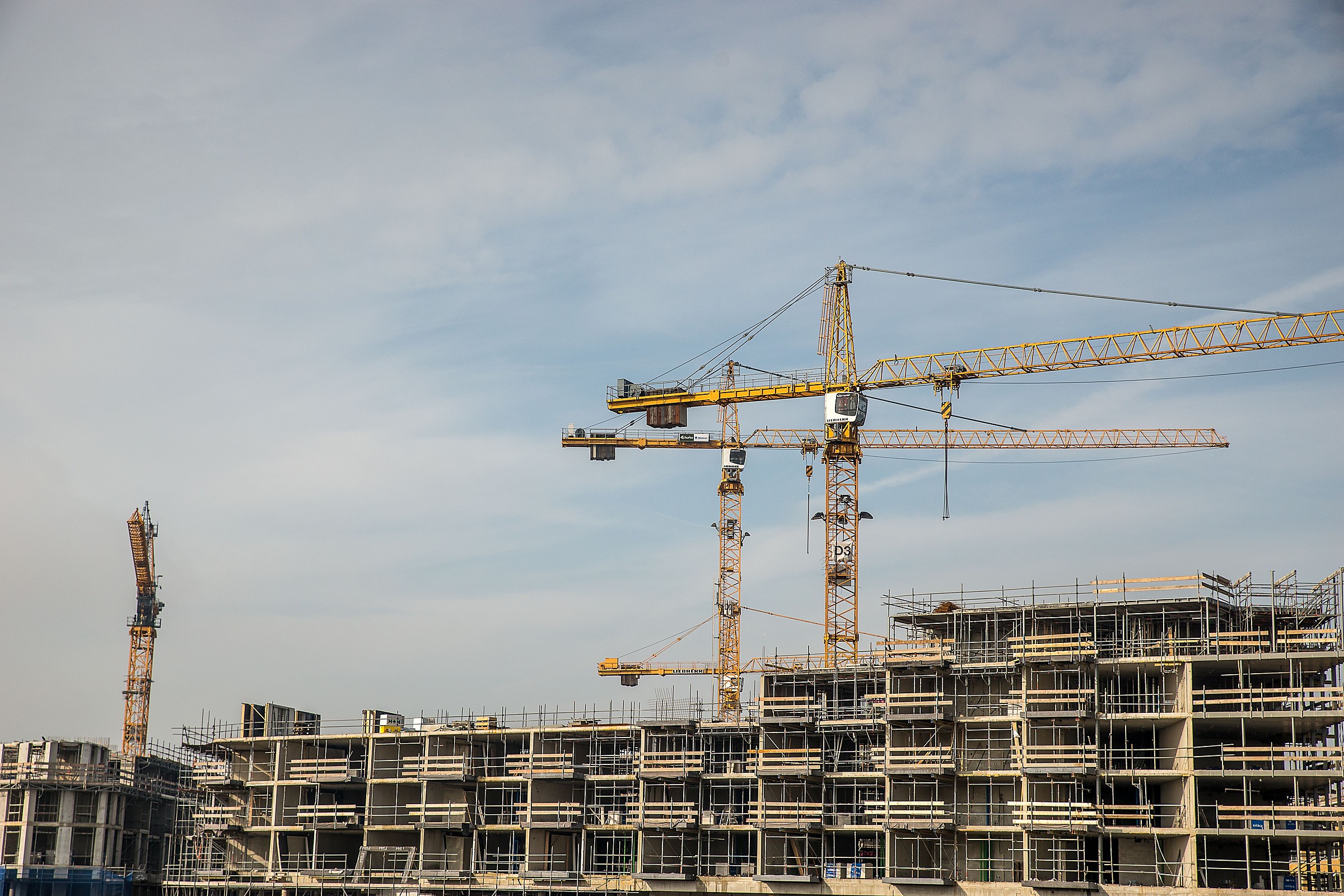 Commercial construction site