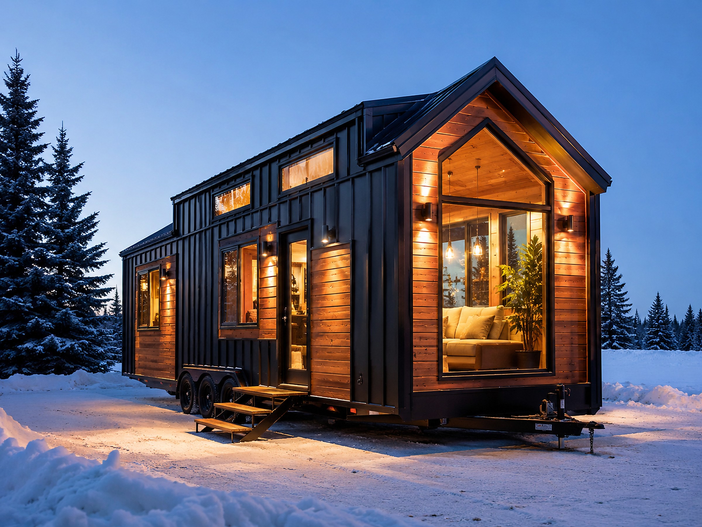 Tiny home ready for transport