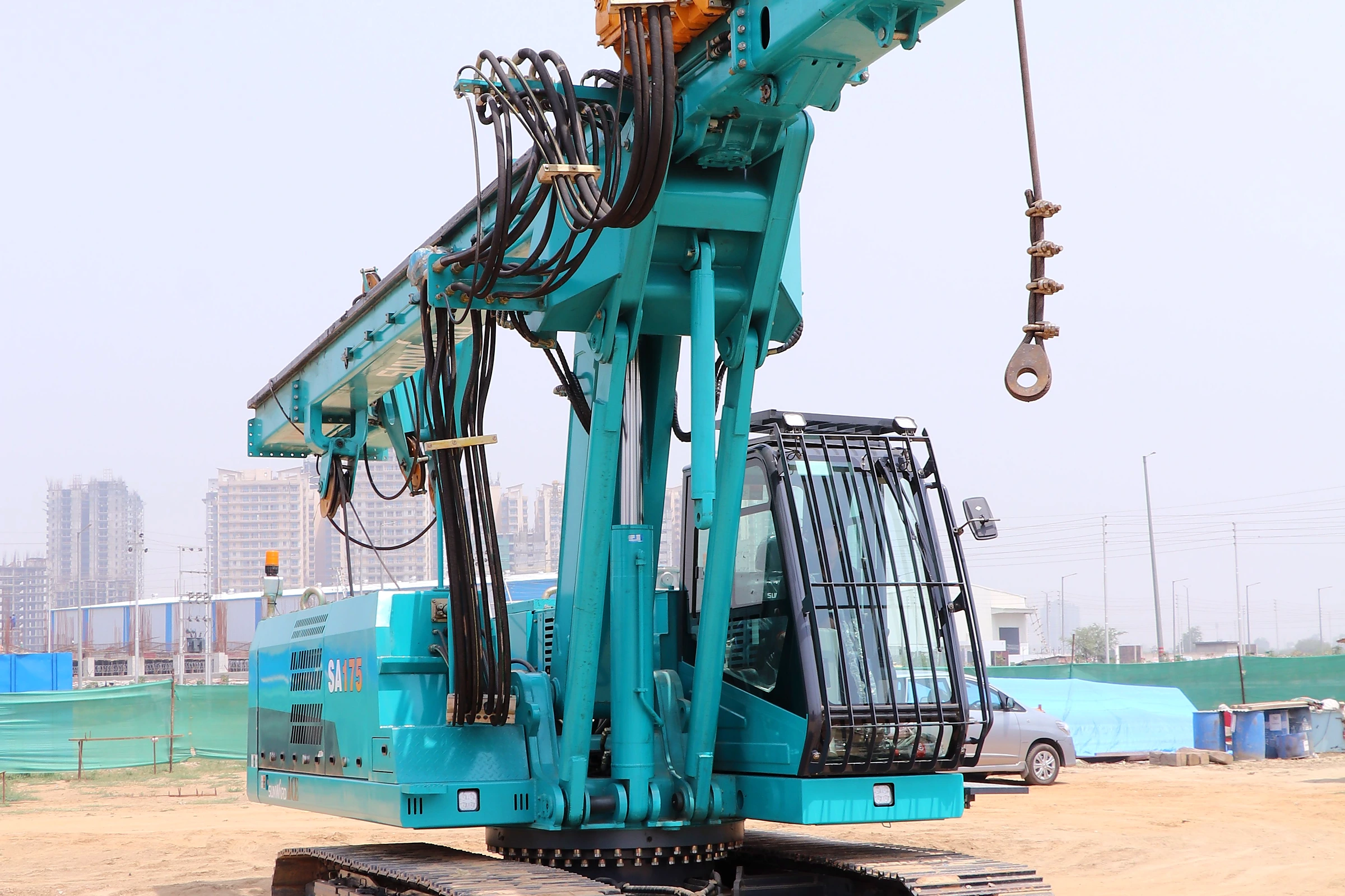 High-definition foundation piling equipment